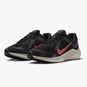 Nike Quest 5 Black Bright Crimson Running Shoes Men’s 9, 11 NIB